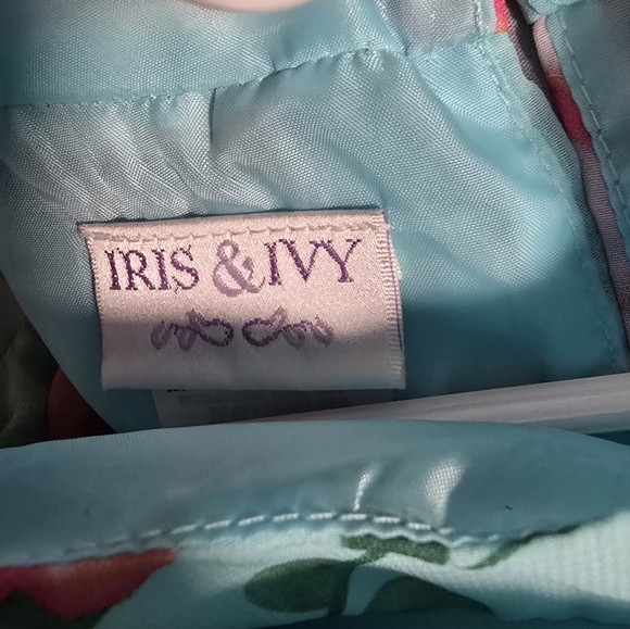 Iris & Ivy Toddler Girls 3T Pink Floral Pleated Trapeze Dress - Picture 9 of 11